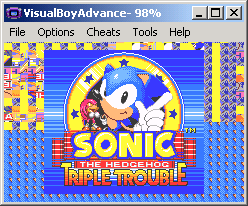 Title Screen GG Mask Off